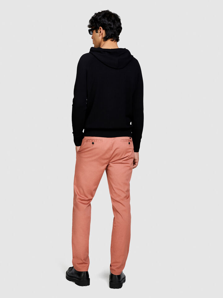 Slim fit chinos - men's chino trousers - Nude | Sisley image number 3